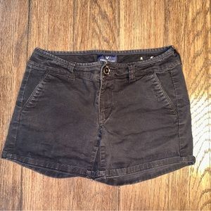 American Eagle Junior Women’s Washed Out Black Shorts Size 00